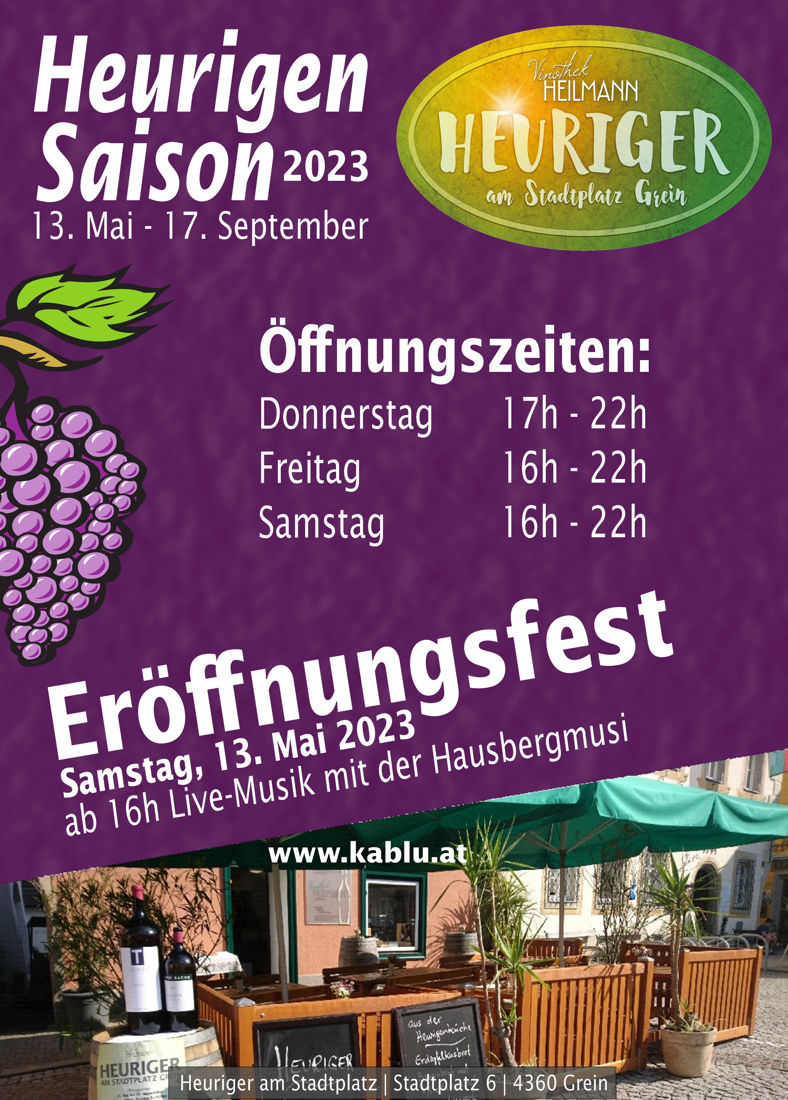 Heurigensaison violett 2023